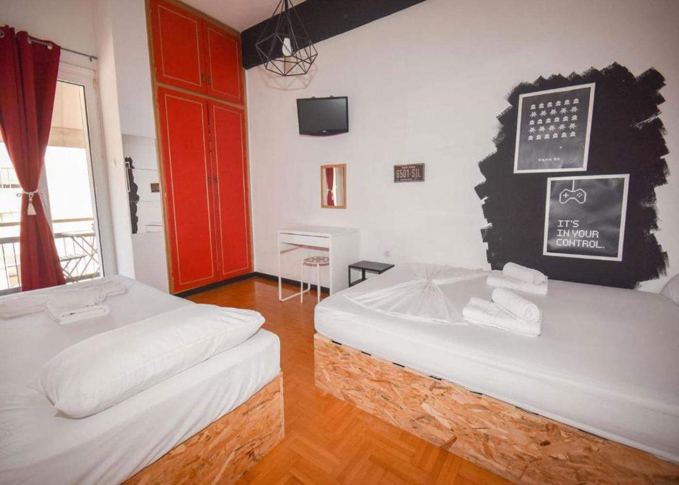 Athens 24-Hours Hostel #Athensairport #Latecheck-In #Privatetransportservice #Groups #Downtown Markópoulon Eksteriør bilde